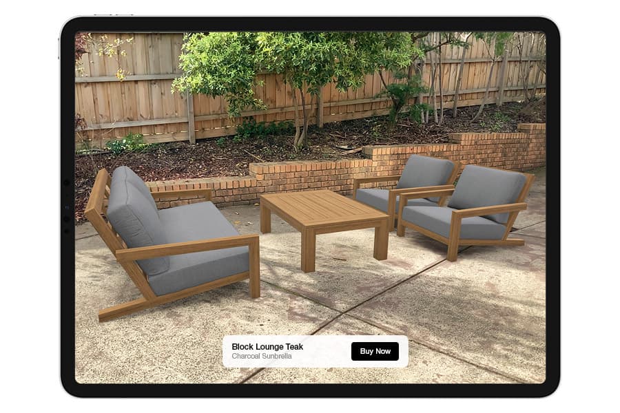 Grills, saunas, sheds and play equipment: visualising the big outdoor stuff