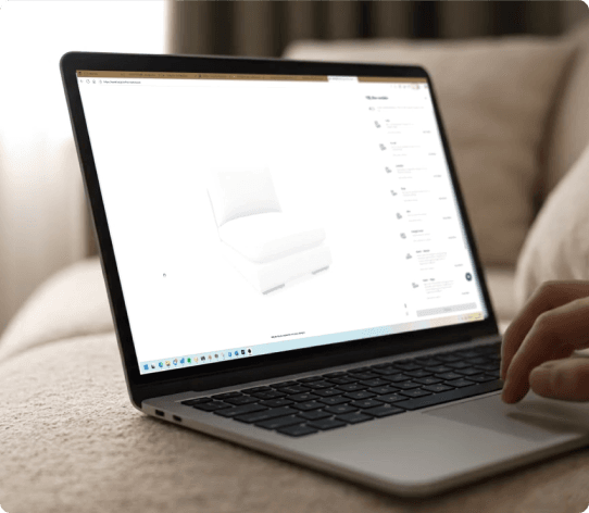 Sweef's modular sofa configurator